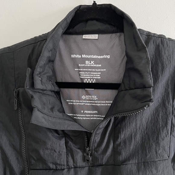 White Mountaineering goretex primaloft utility vest black - Picture 8 of 10